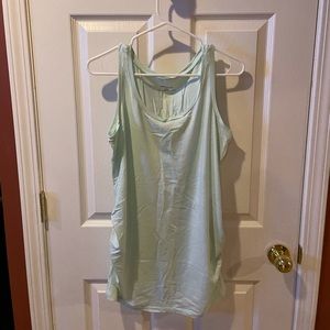 Motherhood Maternity Side Ruched Scoop Neck Tank Top